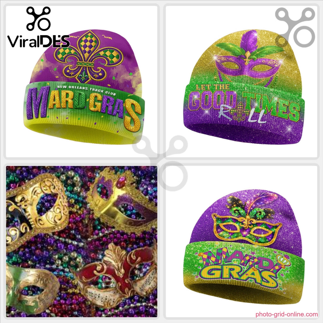 Mardi Gras Limited Edition Beanie Hat