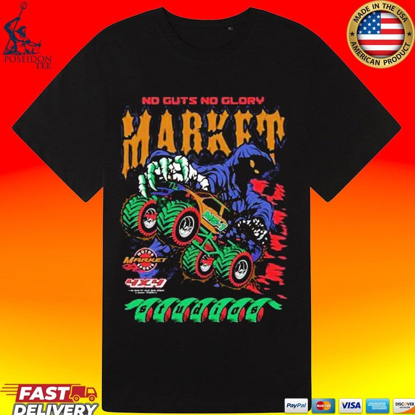 Market No Guts No Glory Studios T-shirt