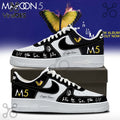 Maroon 5 Love Is Like Custom Air Force 1 Black