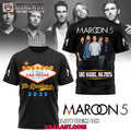 Maroon 5 The Residency 2025 Full Print Shirt