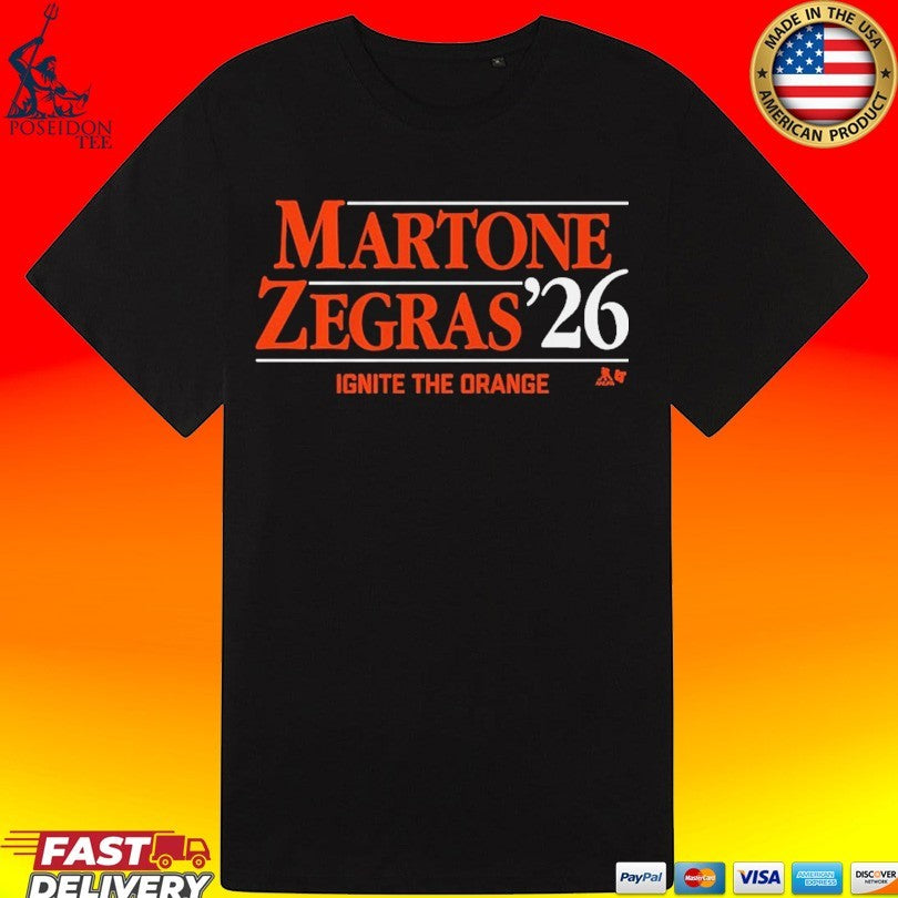 Martone-zegras ’26 Ignite The Orange T-shirt
