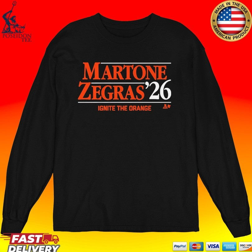 Martone-zegras ’26 Ignite The Orange T-shirt