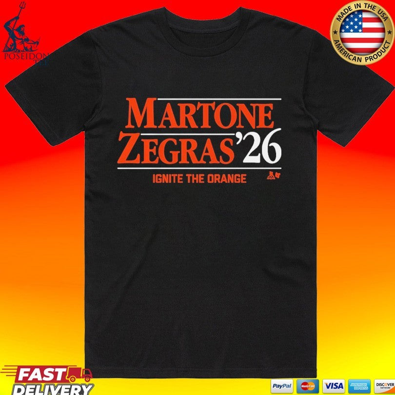 Martone-zegras ’26 Ignite The Orange T-shirt