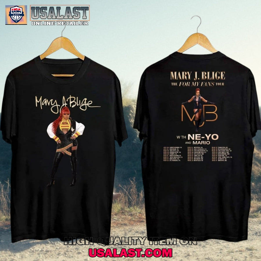 Mary J Blige The For My Fans Tour 2025 T-Shirt