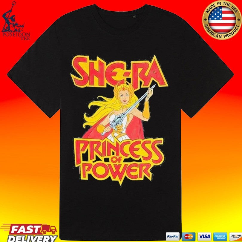 Masters Of The Universe She-ra Princess Of Power Charcoal Marl T-shirt