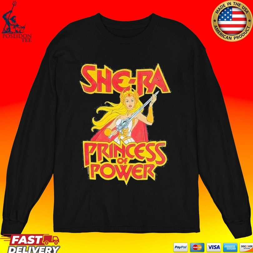 Masters Of The Universe She-ra Princess Of Power Charcoal Marl T-shirt