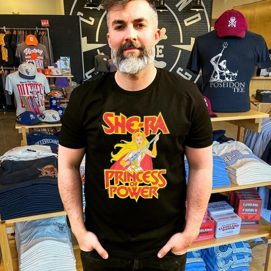 Masters Of The Universe She-ra Princess Of Power Charcoal Marl T-shirt