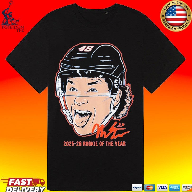 Matthew Schaefer Roty Swag Head 2025-26 Rookie Of The Year T-shirt