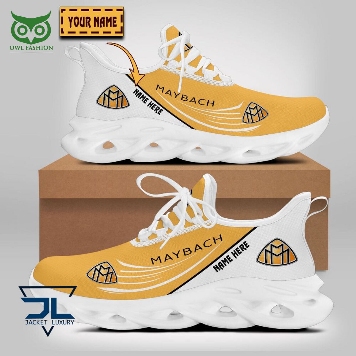 Maybach Car Brand Personalized Max Soul Sneakers