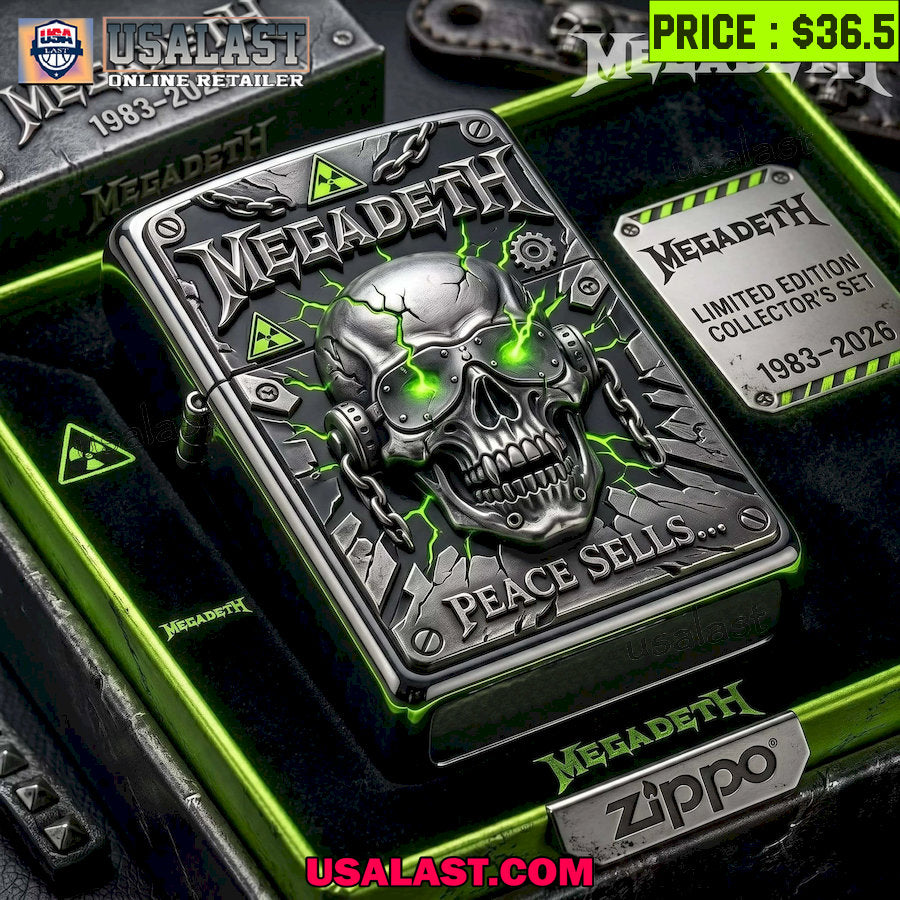 Megadeth Peace Sells Edition Lighter Case
