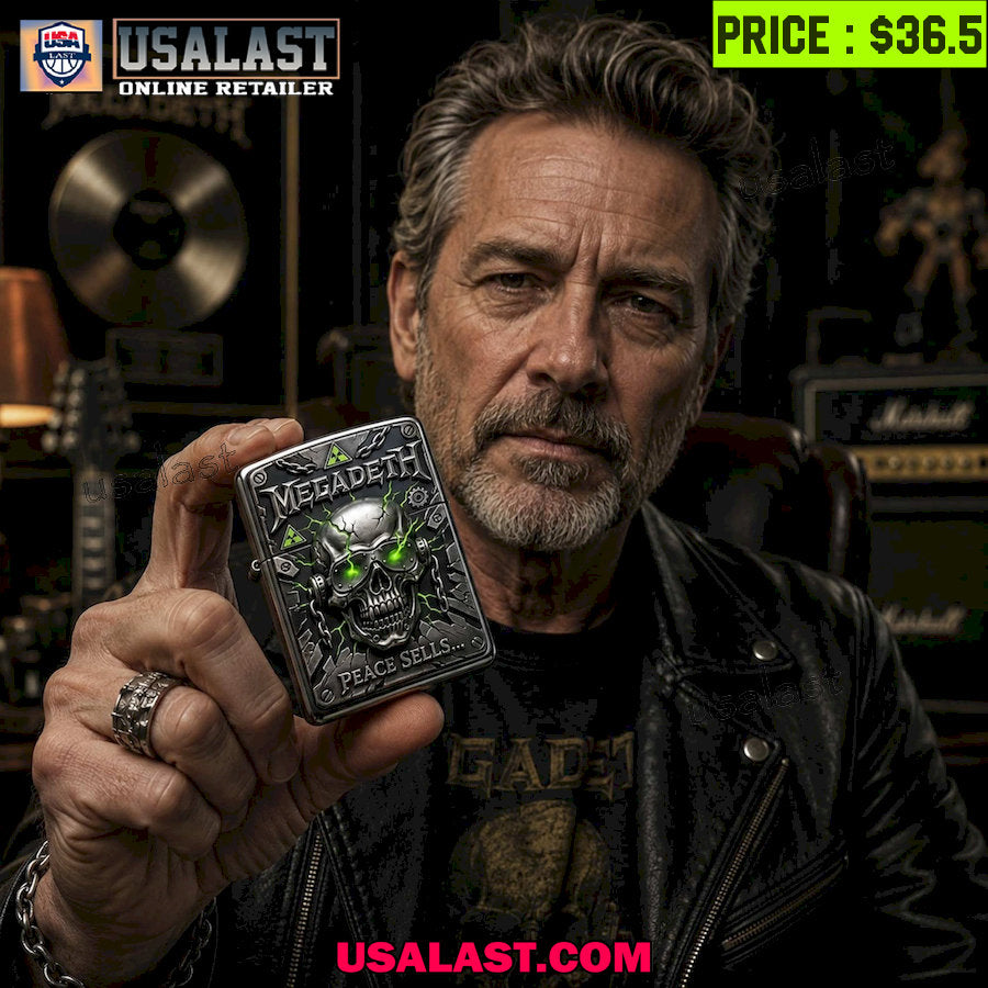 Megadeth Peace Sells Edition Lighter Case