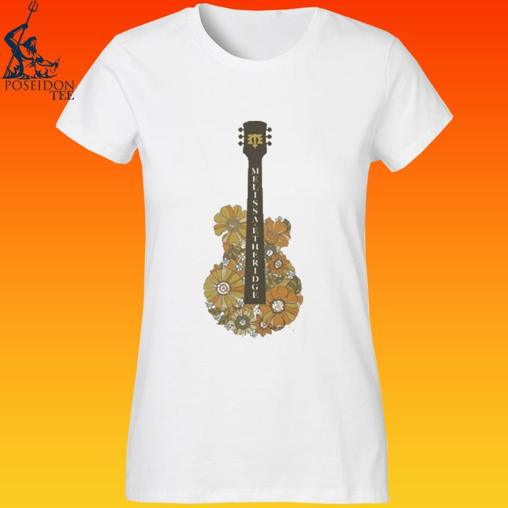Melissa Etheridge Flower Guitar T-shirt