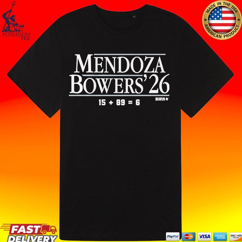 Mendoza-bowers ’26 15 + 89 = 6 T-shirt