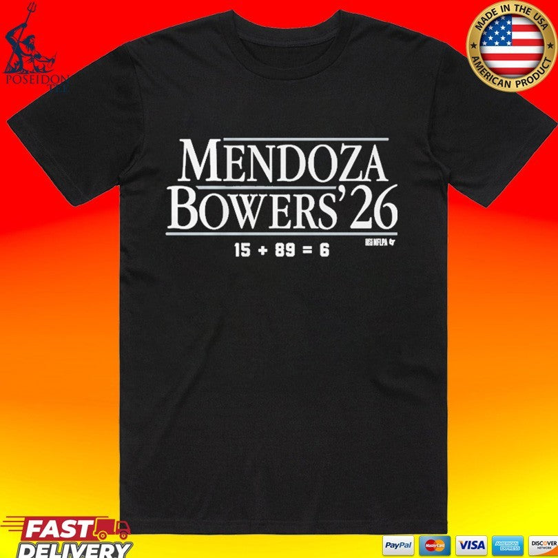 Mendoza-bowers ’26 15 + 89 = 6 T-shirt