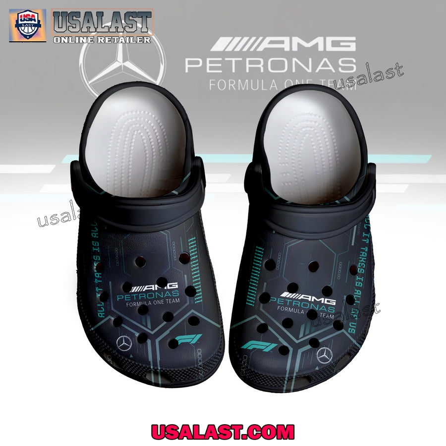 Mercedes AMG Petronas F1 Team Crocs Clogs Shoes