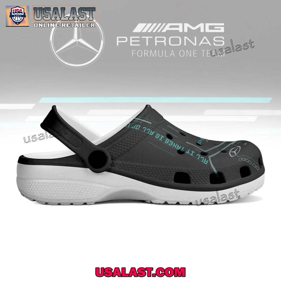 Mercedes AMG Petronas F1 Team Crocs Clogs Shoes