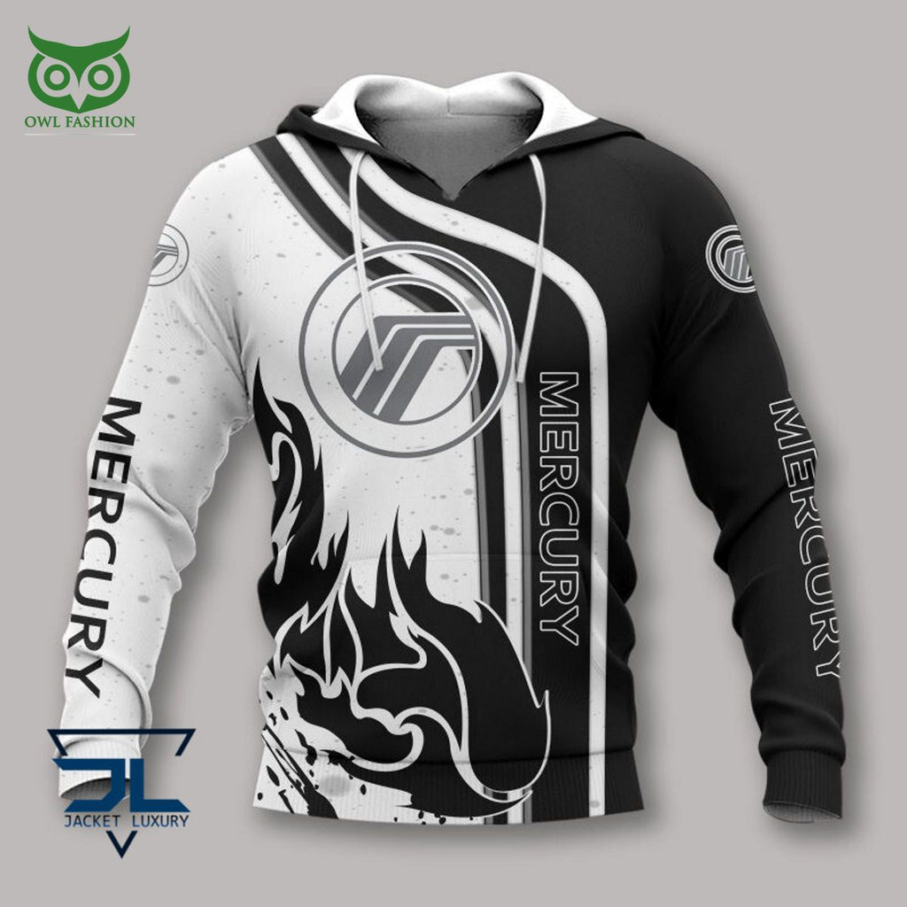 Mercury Marine Car Motor Brand 3D Polo Hoodie Tshirt