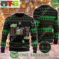 Merry Grinchmas On Pinetree Background Christmas Ugly Sweater 2023