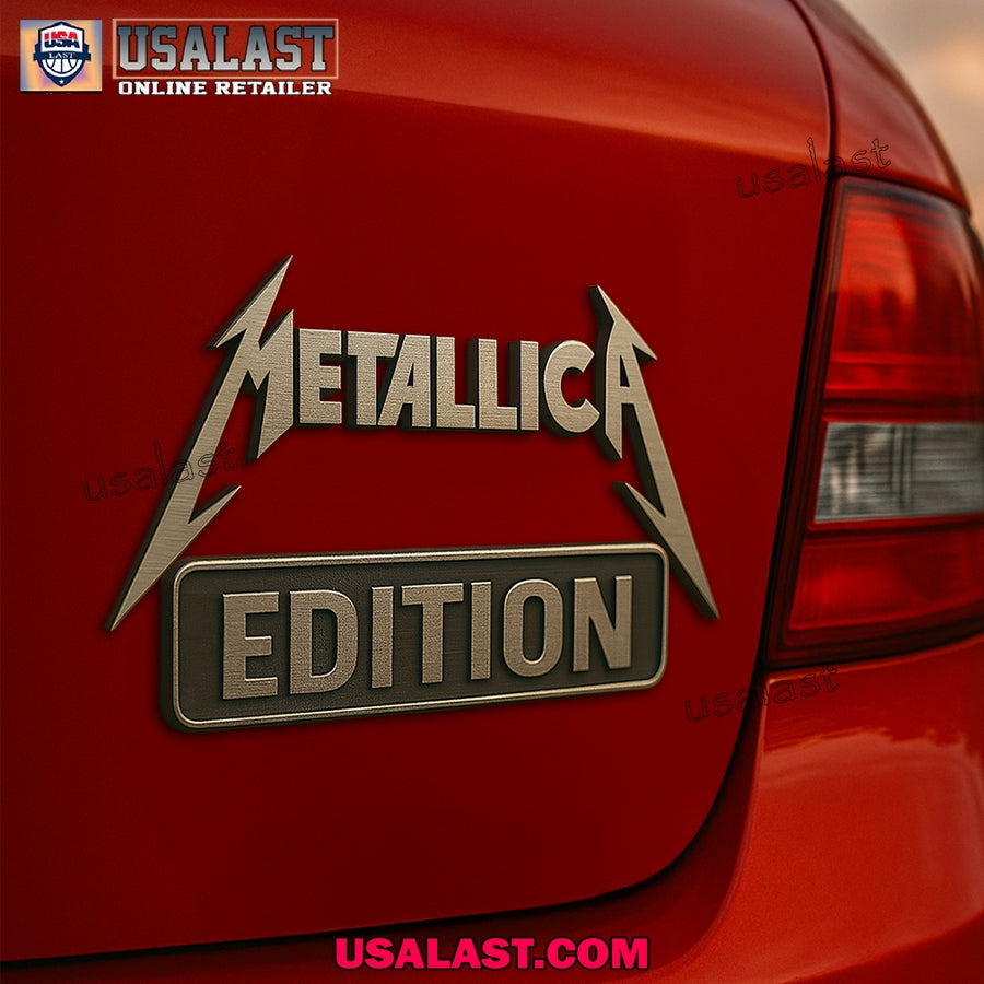 Metallica Edition Car Name Badge 3D Car Sticker