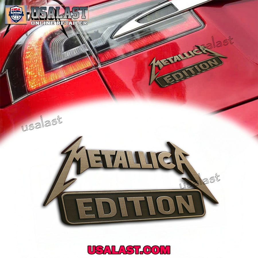 Metallica Edition Car Name Badge 3D Car Sticker
