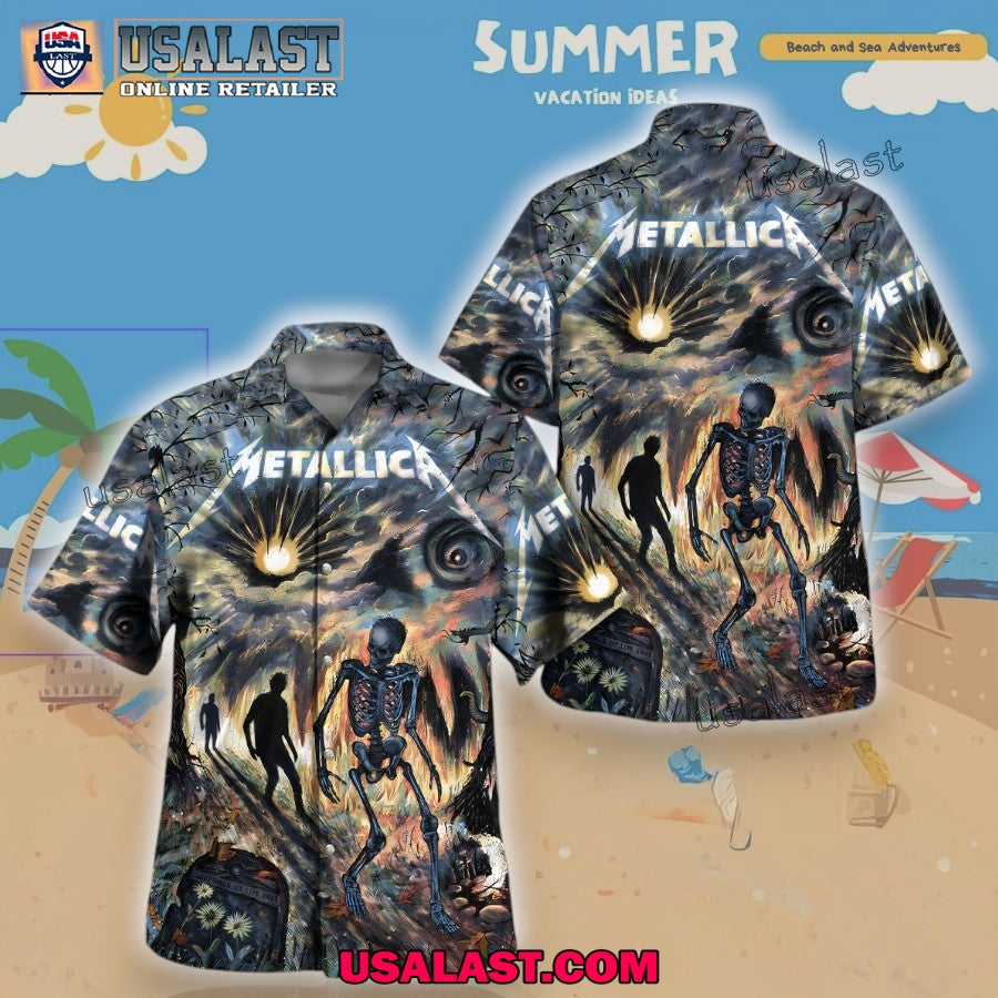 Metallica Sleepwalk My Life Away Hawaiian Shirt