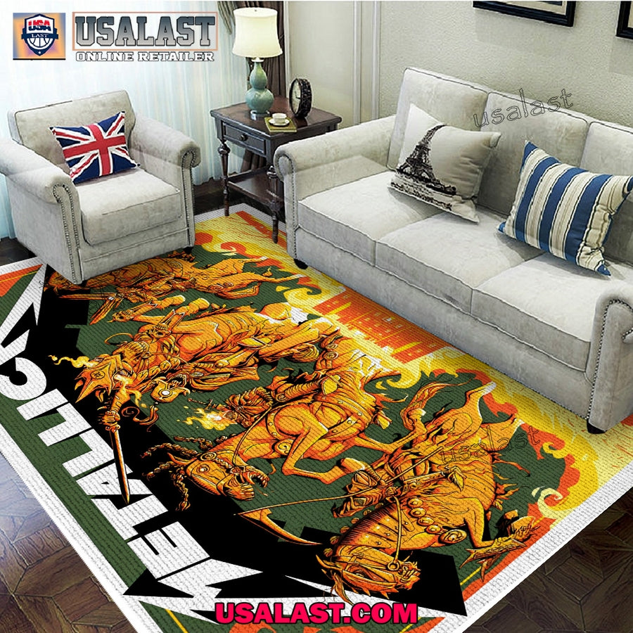 Metallica The Four Horsemen Rectangle Rug