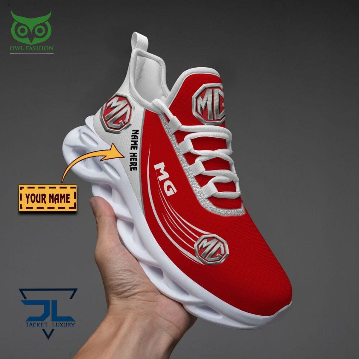 MG Car Brand Personalized Max Soul Sneakers