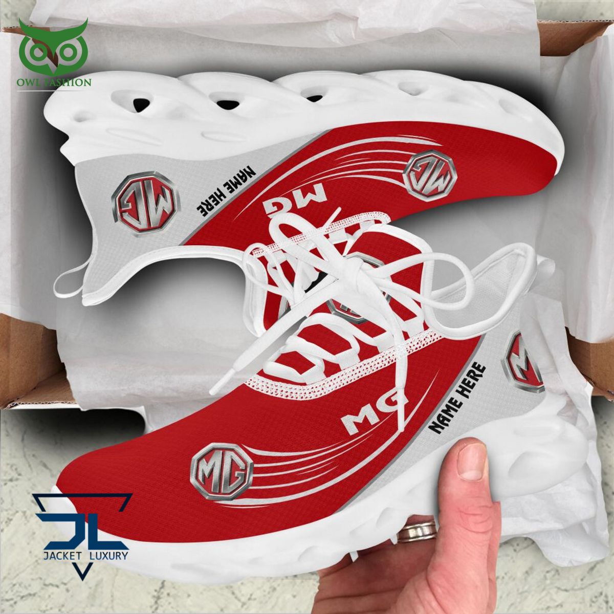MG Car Brand Personalized Max Soul Sneakers