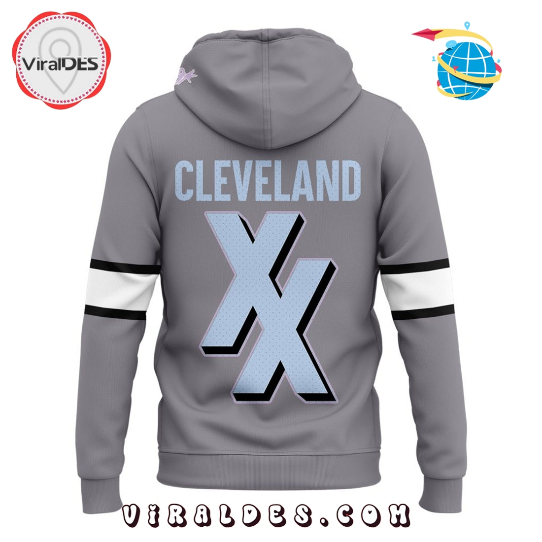 MGK x Cleveland Browns Brownie Rock Gray Hoodie