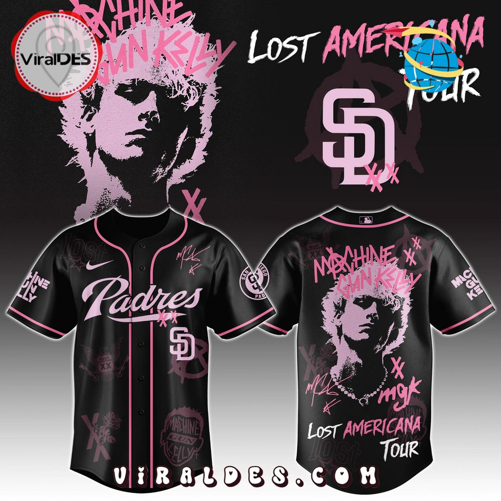 MGK x San Diego Padres Men’s Baseball Jersey – Limited 2025