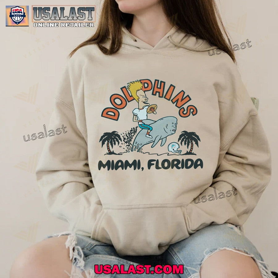 Miami Dolphins x Beavis and Butthead Apparel Tee Shirt, Sweatshirt