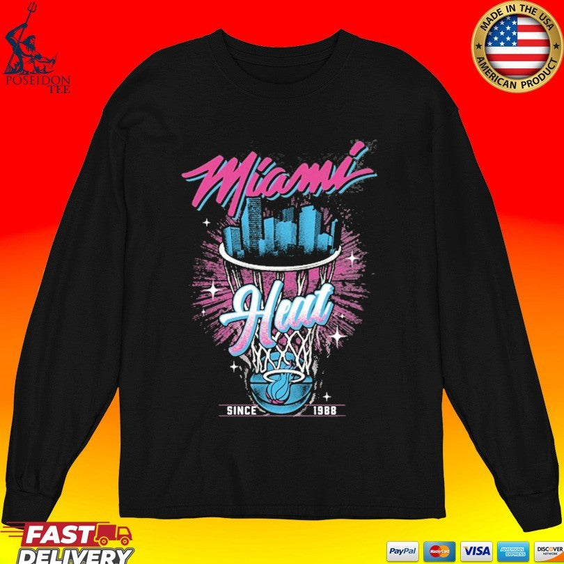 Miami Heat Original Vice Retro Youth Since 1988 T-shirt