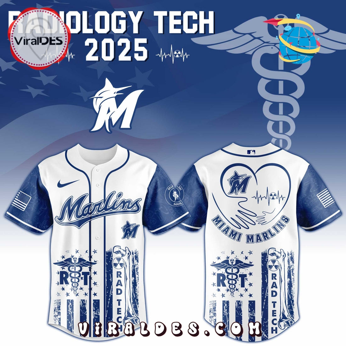 Miami Marlins MLB x Radiology Tech Night 2025 Jersey