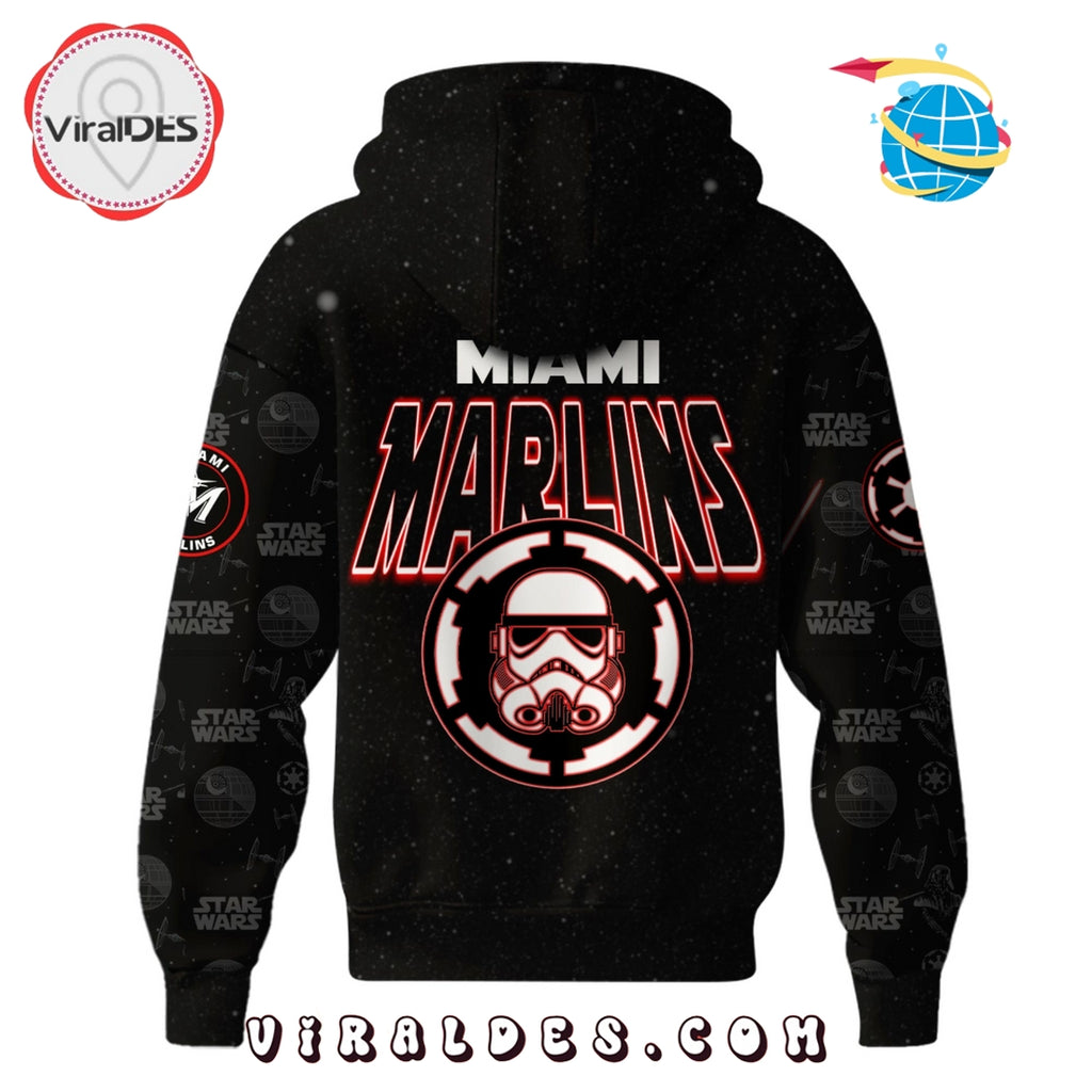 Miami Marlins MLB x Star War Night Hoodie, Jogger, Cap