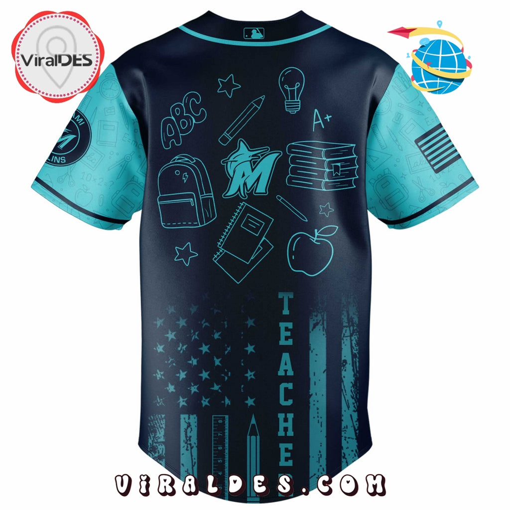 Miami Marlins MLB x Teacher Appreciation Day Baseball Jersey