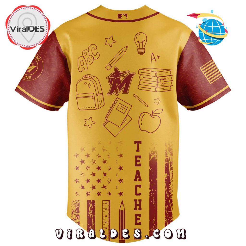 Miami Marlins MLB x Teacher Appreciation Day Jersey
