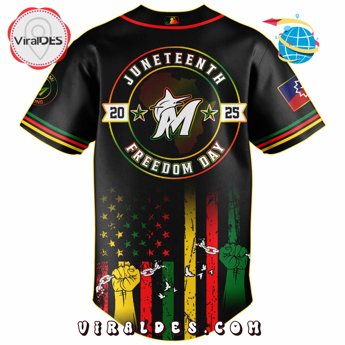 Miami Marlins x 2025 Juneteenth Day Jersey