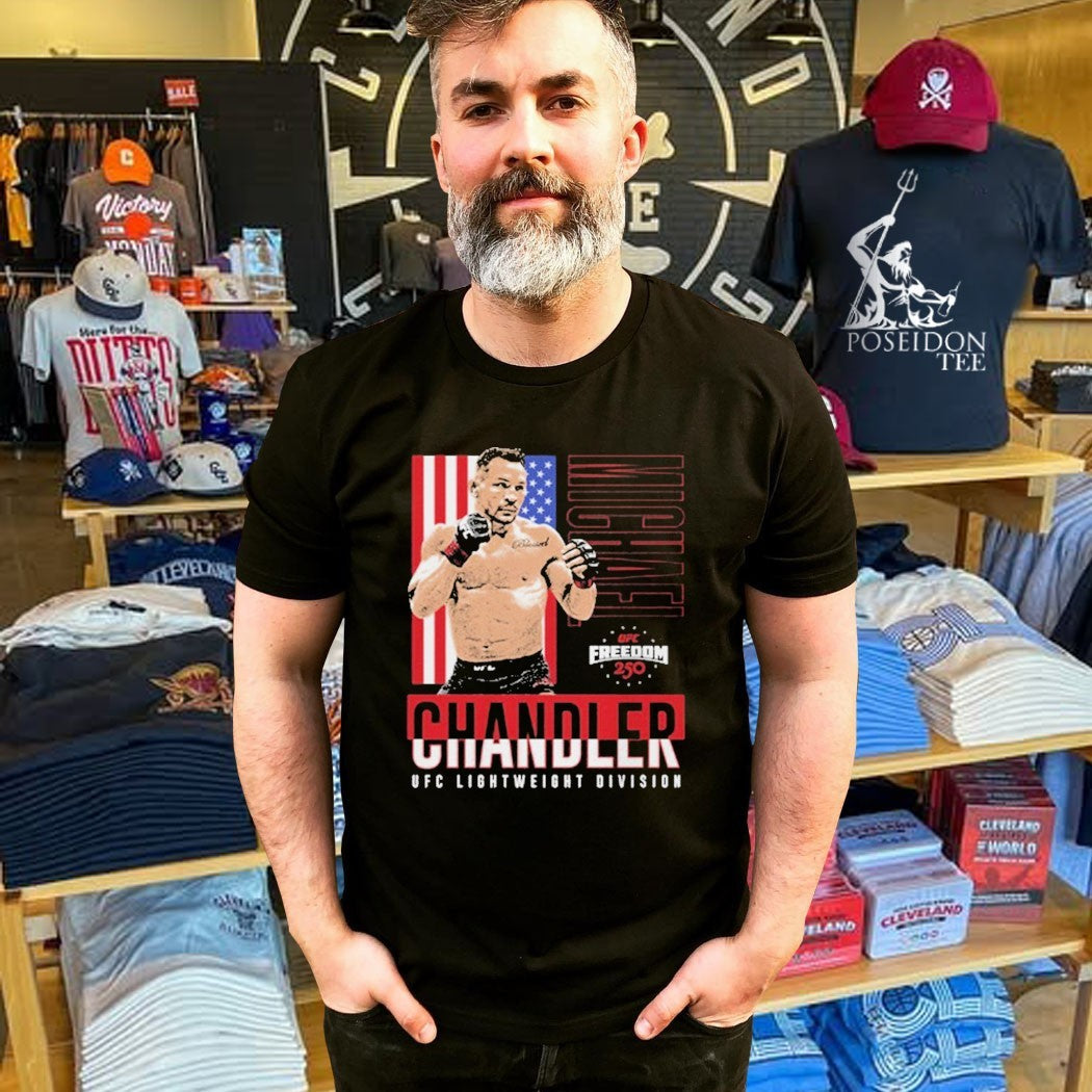 Michael Chandler Ufc Freedom 250 Flag T-shirt