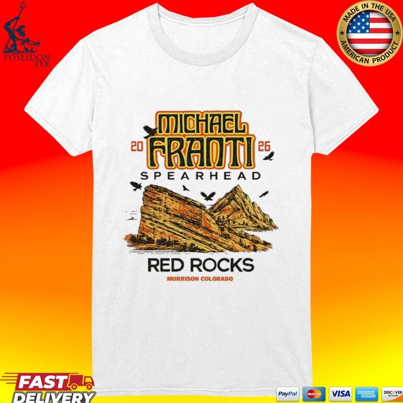 Michael Franti Toru 2026 Red Rocks T-shirt