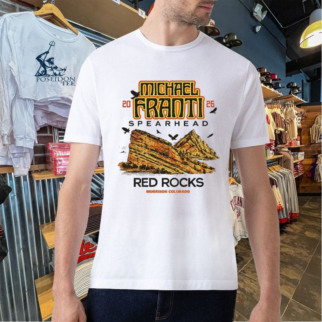 Michael Franti Toru 2026 Red Rocks T-shirt