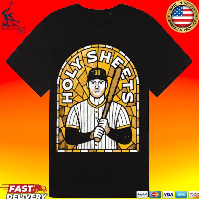 Michael King Wearing Gavin Sheets Holy Sheets Padres T-shirt
