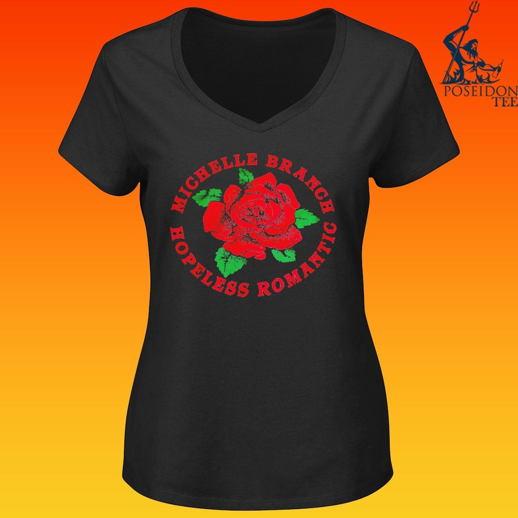 Michelle Branch Hopeless Romantic Rose T-shirt