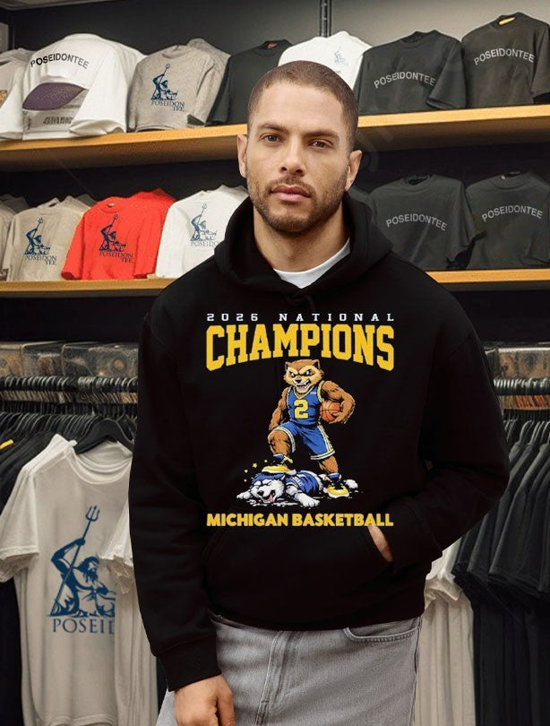 Michigan Basketball Champions 2026 National T-shirt
