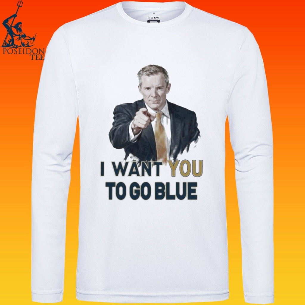 Michigan Basketball Dusty May I Want You To Go Blue T-shirt