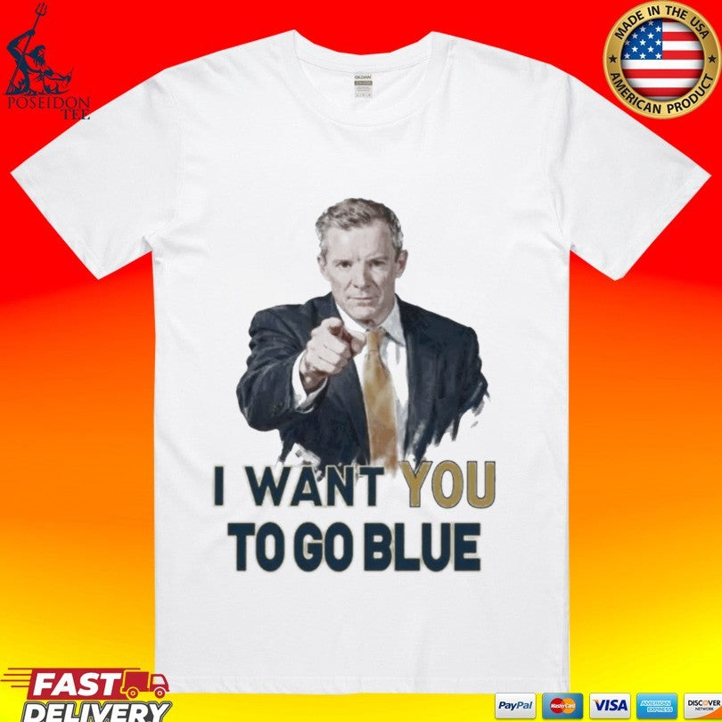 Michigan Basketball Dusty May I Want You To Go Blue T-shirt