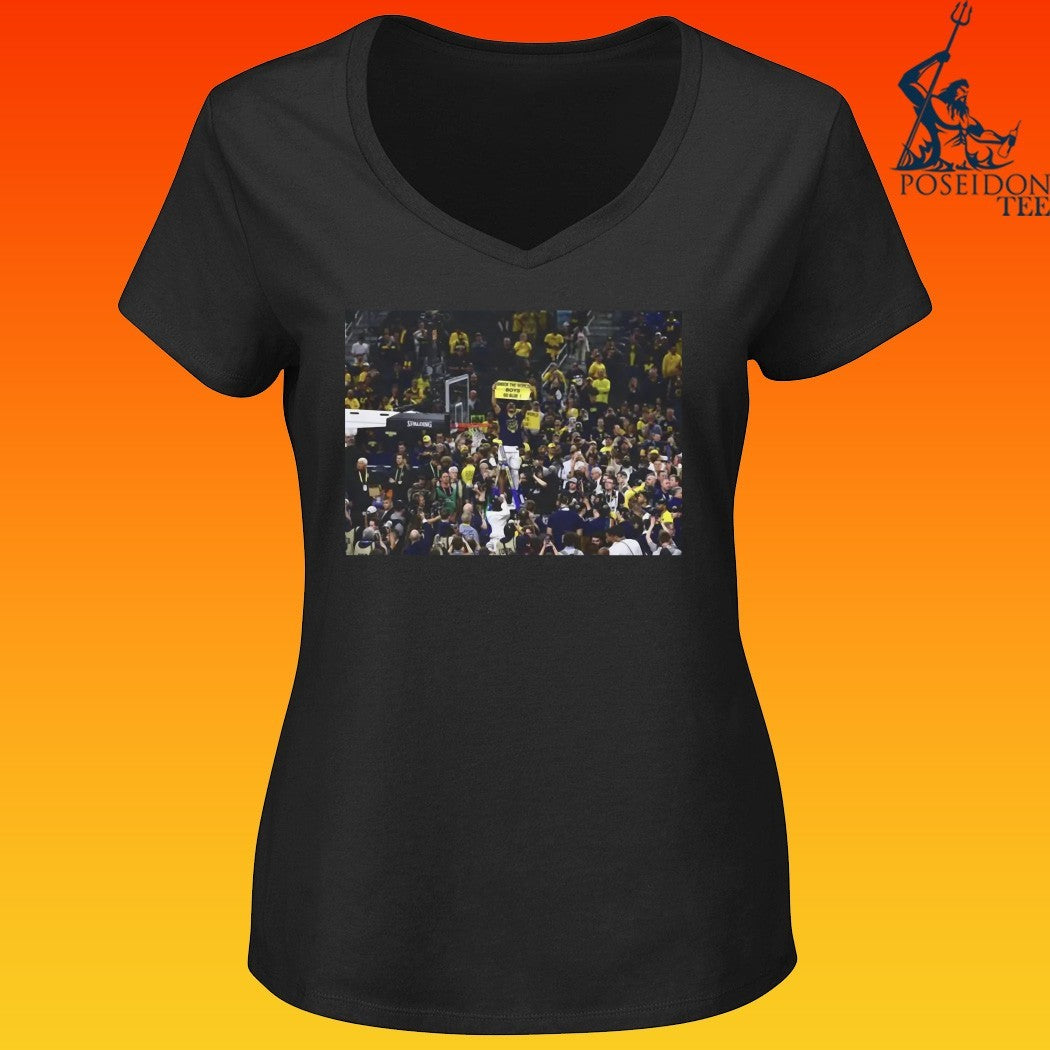 Michigan Basketball Shock The World Boys Go Blue T-shirt