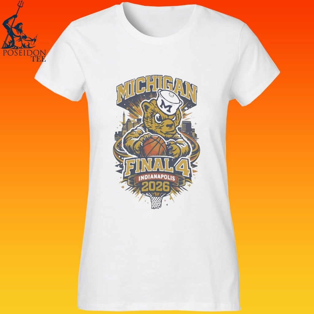 Michigan Wolverines 2026 Final Four Retro Vintage T-shirt