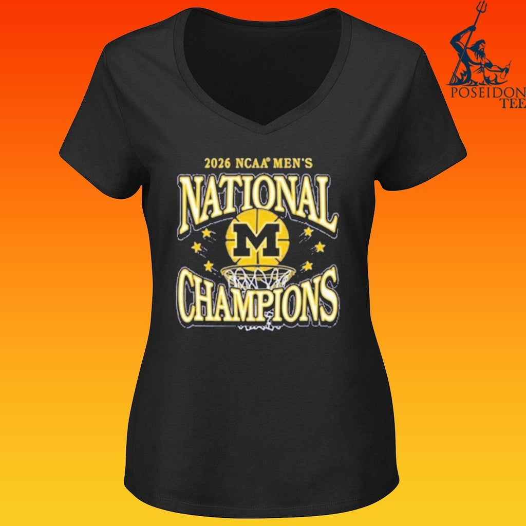 Michigan Wolverines 2026 Men’s Basketball National Champions T-shirt