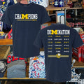 Michigan Wolverines 2026 National Champions Domination Scores T-shirt