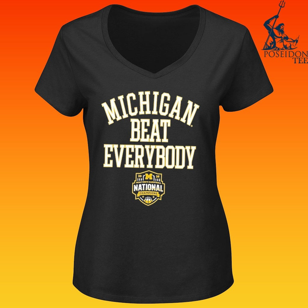 Michigan Wolverines 2026 NCAA Men’s Basketball National Champions Beat Everybody T-shirt